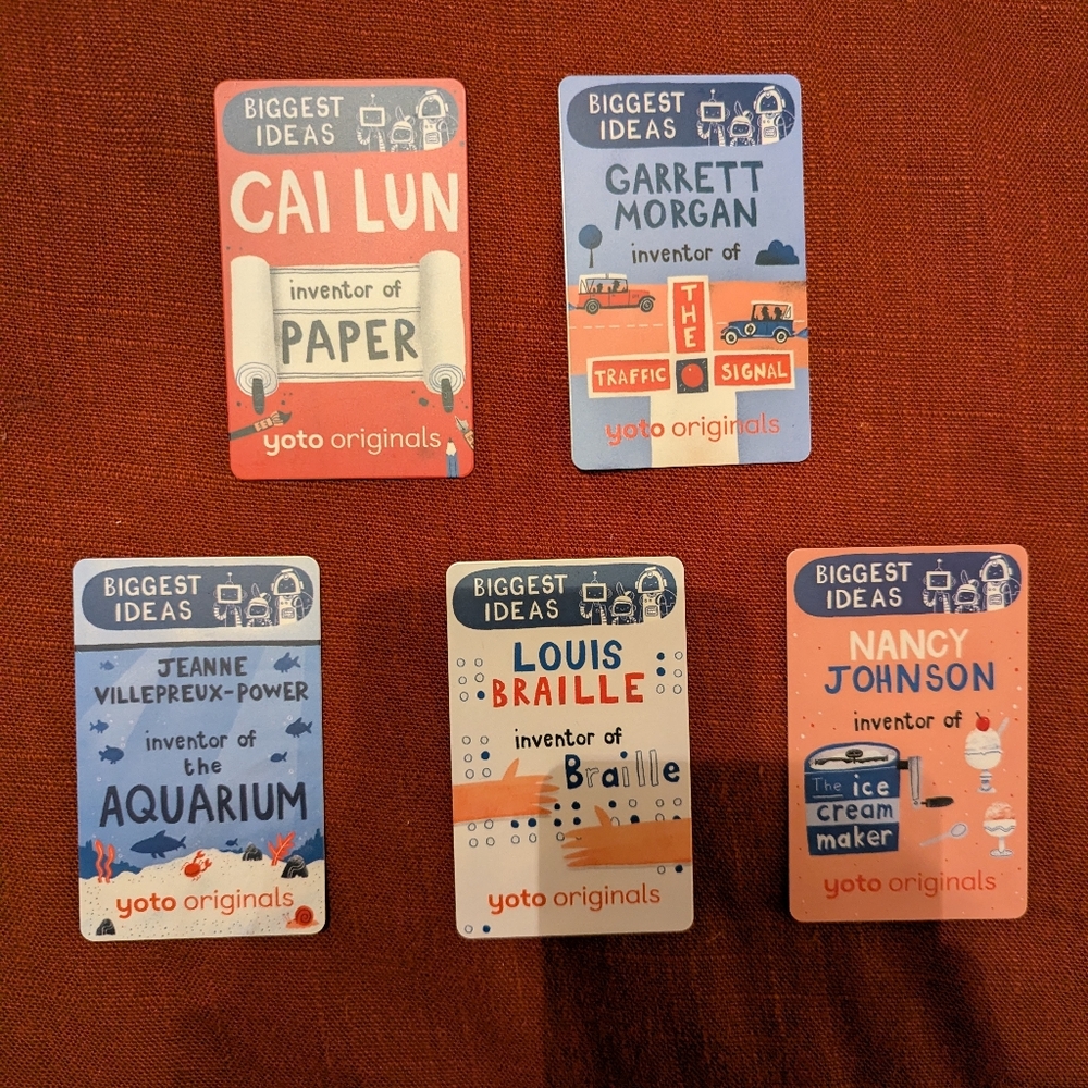 Brainbots Biggest Ideas Yoto Card Set